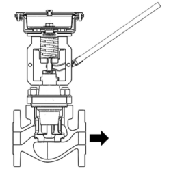 VANNE EXTRACTION DE FOND (FOND DE CUVE CHAUDIÈRE)