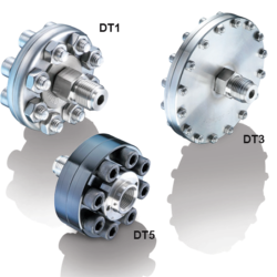 SEPARATEUR A VISSER AVEC MEMBRANE TYPE DT1-DT2-DT3-DT5 et DT8 AVEC RACCORD FILETE